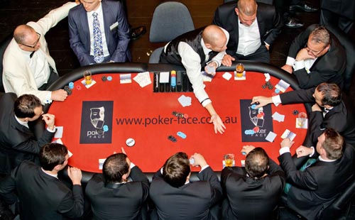 Poker table hire