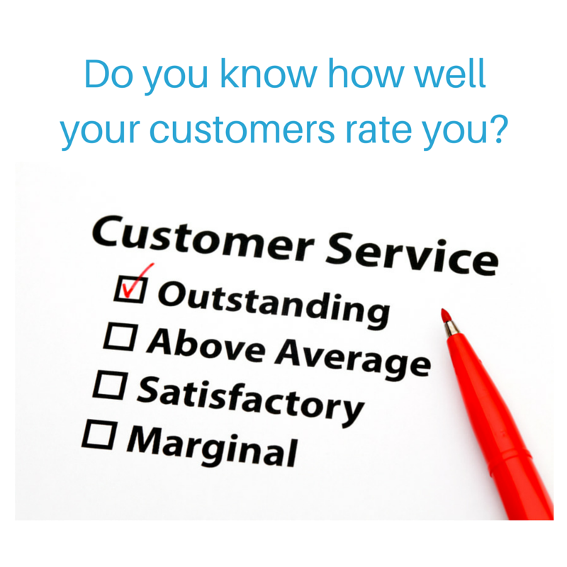 Do you know how well your customers rate you
